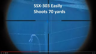 SSx303  Range Test  70 Yards [upl. by Elbertina]