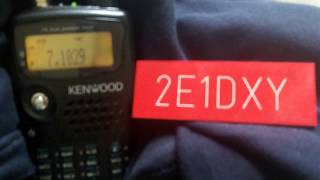 Kenwood THF7 rx on 7mhz lsb 40m band [upl. by Idel915]