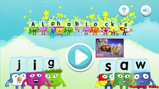 Alphablocks Jigsaw Game Hard Gameplay for Kids [upl. by Dahl]