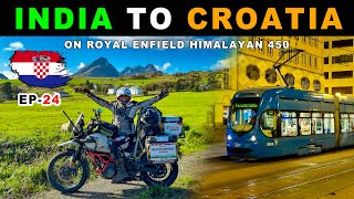 Thats why INDIA IS BEST 🔥 REACHED CROATIA on Himalayan 450  Exploring ZAGREB  Ep24 [upl. by Maurizio]