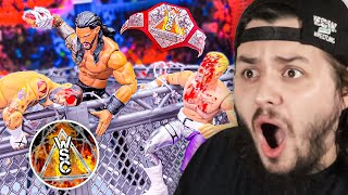 I Reacted To WSC Stage Creator Barbed Wire Steel Cage Match [upl. by Meingoldas]