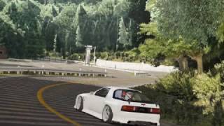 Assetto Corsa  FC3S on Akagi Downhill [upl. by Enimajneb]