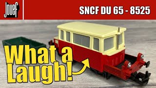 What a laugh Jouef French Class DU 65 Track Maintenance Railcar SNCF Model Railway Review [upl. by Llehsyt]