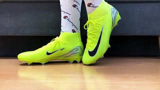 MAD VOLTAGE PACK Nike Mercurial Zoom Superfly 10 Academy FGMG Unboxing  On Feet [upl. by Soiritos]