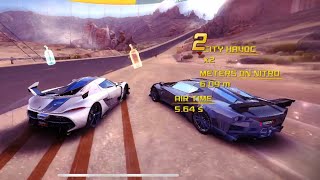 Asphalt 8 Multiplayer Koenigsegg Jesko vs Mazzanti Evantra Millecavalli Battle Race [upl. by Eimrots]