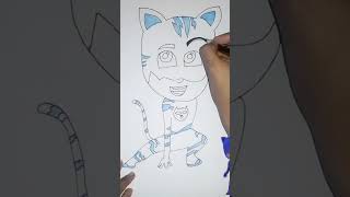 pjmasks catnoir trendingshorts howtodraw drawing viralshort [upl. by Snook]