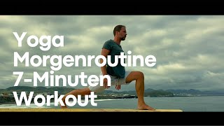 Yoga Morgenroutine  7 Minuten Workout zum Start in den Tag [upl. by Notnel]