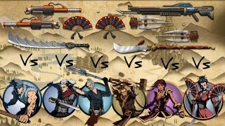 WINDOW BODYGUARDS VS MYTHIC AND POWERFUL WEAPONS ☠️ IN SHADOW FIGHT2 [upl. by Arteid]