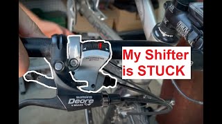 Shimano Shifter Wont Shift Quick Fix [upl. by Sajovich537]