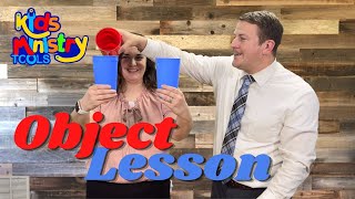 Sunday school Object lesson on  Trusting God [upl. by Wyler]