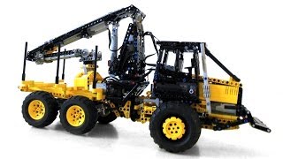 LEGO Technic Forest Equipment  Skidder amp Forwarder [upl. by Magnum77]