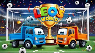 Leo the Truck amp A boring machine Car cartoons full episodes amp Learning baby cartoons for kids [upl. by Mellicent]