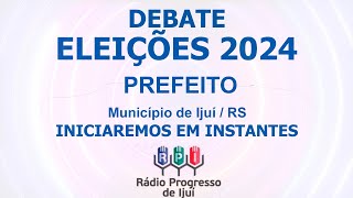 DEBATE DECISIVO OS CANDIDATOS À PREFEITURA DE IJUÍ RESPONDEM QUESTÕES CRUCIAIS  AO VIVO [upl. by Raine]