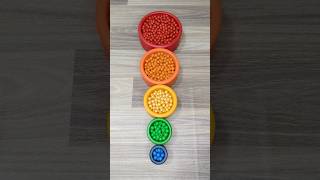 Colorful Wooden Balls Sorting Beads Asmr shorts [upl. by Berni]