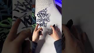 How to Graffiti amp Tag Names LIVE on TikTok graffiti handstyles ✍🏻  4823 [upl. by Aiouqes]