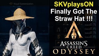 Assassins Creed Odyssey  How To Get The Straw Hat Might be outdated method Check Date of Upload [upl. by Annavas581]