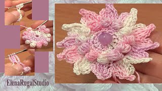 How to Crochet Flowers Free Patterns [upl. by Penn]