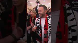 Juan Mata Arrives In Sydney  10 News First [upl. by Enyahs686]