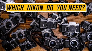 Which Nikon is right for you my 35mm Nikon collection [upl. by Ttessil842]