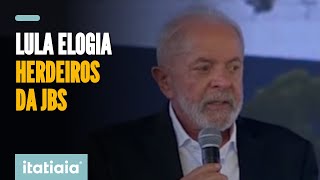 LULA ELOGIA IRMÃOS BATISTA EM EVENTO NA JBS NO MATO GROSSO DO SUL [upl. by Fannie217]