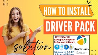 how to install driver pack solution online in windows 10  Install All Missing Driver [upl. by Doughman]