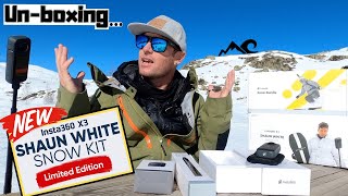 UNBOXING the NEW Insta360 X3 Shaun White Snow Kit [upl. by Norag]