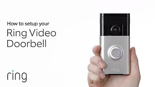 How to Set Up Your Ring Video Doorbell  Ring [upl. by Mitran517]