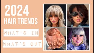 2024 HAIR TRENDS  Whats In Whats Out [upl. by Ened]