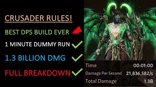 THE CRAZIEST BUILD YOU WILL EVER SEE Solo crusader dealing 13 billion dmg in 1 min Full guide [upl. by Romano]