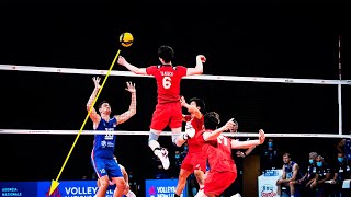 Akihiro Yamauchi  山内 晶大  Japanese Middle Blocker  Best Spikes  HD [upl. by Annala265]