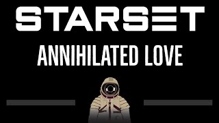 Starset • Annihilated Love CC 🎤 Karaoke Instrumental Lyrics [upl. by Farkas]