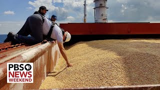 The complex challenge of delivering grain from wartorn Ukraine [upl. by Pavlov]