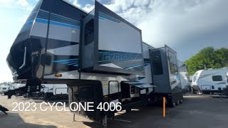 2023 Cyclone 4006 RV WORLD Ramsey MN [upl. by Bohi]