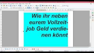 OpenOffice Blocksatz [upl. by Aniryt962]