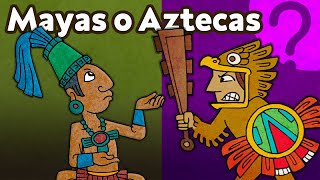 ¿Qué diferencia a los aztecas de los mayas [upl. by Anitsugua291]