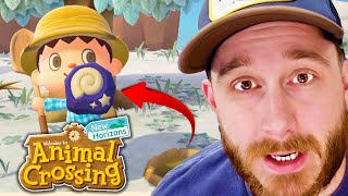 Lets Play Animal Crossing I Dug Up My First Fossil [upl. by Slaohcin]