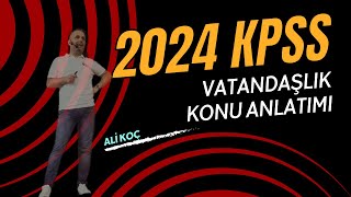 1 Temel Hukuk Kavramları  I  Ali KOÇ  2024 KPSS [upl. by Leann861]