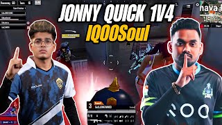 JONATHANGAMINGYT Quick 1v4 IQOOSoul 😱❗ Jonathan vs Manya Fight 🫡 [upl. by Mitchel]