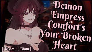 💗ASMR💗Demon Queen Comforts You the Hero  F4A   Kisses   Fdom [upl. by Yeznil]