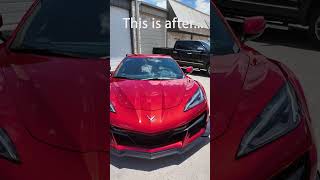 Corvet Z06 coated with Icon Rocklear before and after [upl. by Inger]