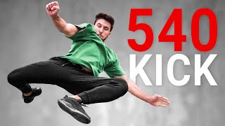 I Learned The 540 Kick with No Experience [upl. by Domenico]