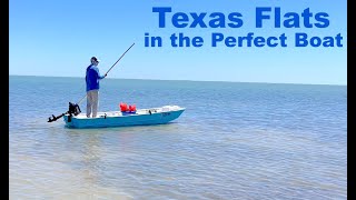 12ft Project Boat is PERFECT  Push Poling Clear Texas Flats [upl. by Colvin]