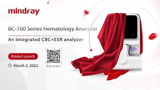 Join the BC700 Series Hematology Analyzer Launch Event today [upl. by Huskamp152]