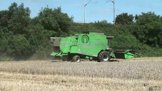 DEUTZ FAHR 8XL Rare Combine Harvester [upl. by Anwahsad]