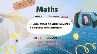 Math  Grade 4  unit 1 lesson 3amp4  many forms to write numbers  composing and decomposing  2025 [upl. by Norab894]