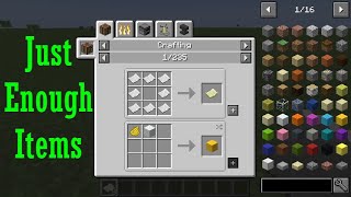 All the recipes Just Enough Items JEI  Minecraft mod [upl. by Anairol]