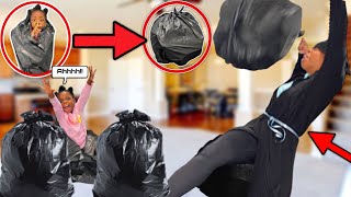 4 YEAR OLD DOES THE GARBAGE BAG SCARE PRANK PRANK GONE HORRIBLY WRONG 🤯 [upl. by Anoed565]