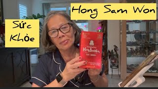 Vlog 677 Sức Khỏe Có Nên Uống Nước Sâm Hong Sam Wow Không [upl. by Atwater139]