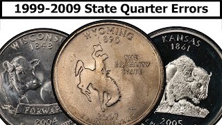 19992009 State Quarter Errors amp Varieties Complete Guide  Values amp Clear Explanation [upl. by Hogue]