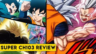 Gohan vs Goku Vegeta amp Broly Dragon Ball Super Chapter 103 Review [upl. by Eedna]